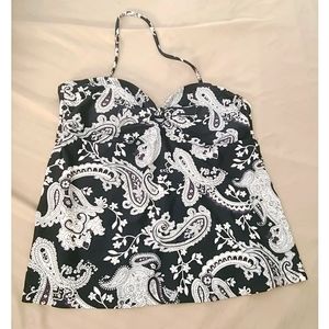 Black and White Tankini